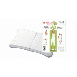 Nintendo Wii Fit Plus Balance Board & Game Disc